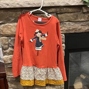 Charming Scarecrow Long Sleeve Top for Kids